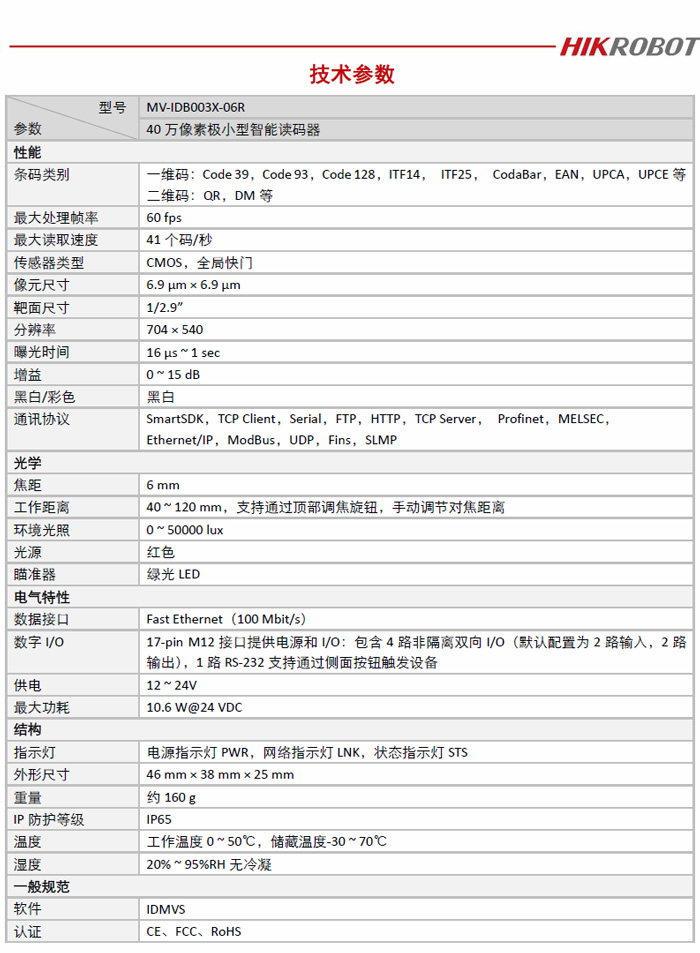 技術參數