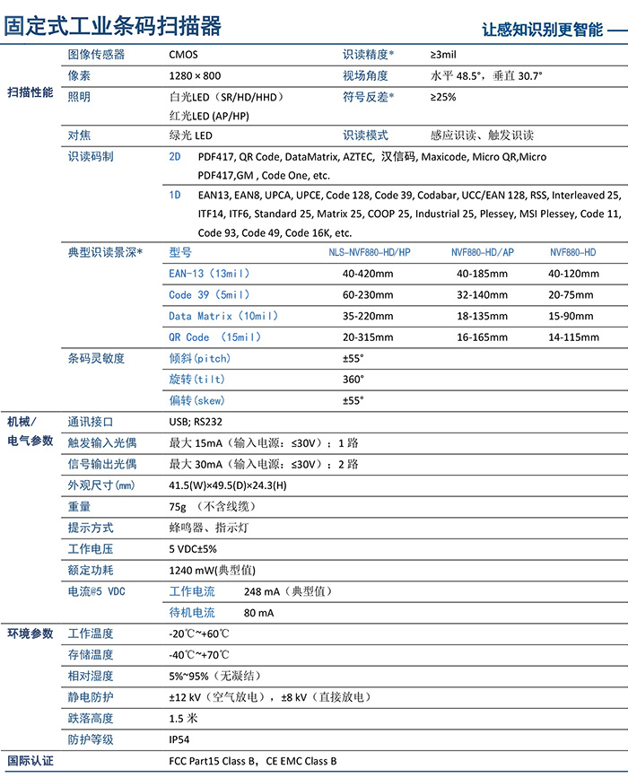 新大陸NLS-MXH680參數