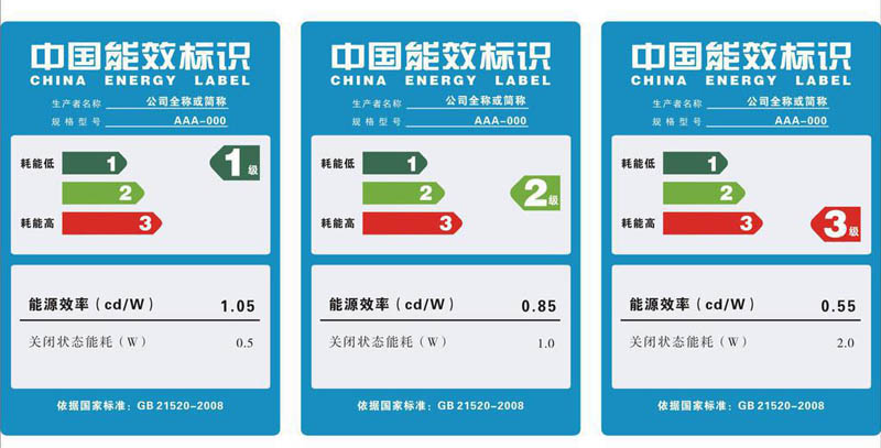 家電能效等級(jí)標(biāo)簽